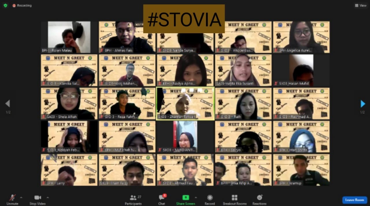 Meet and Greet ”STOVIA” 2020
