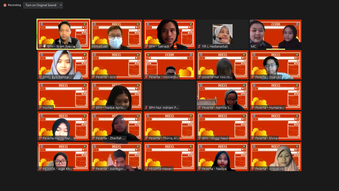 Pelatihan UI/UX ”INDEXS” 2021