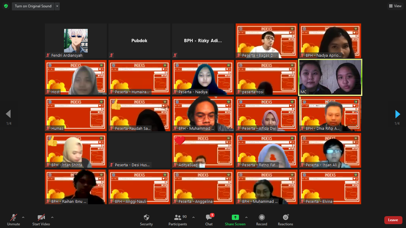 Pelatihan UI/UX ”INDEXS” 2021