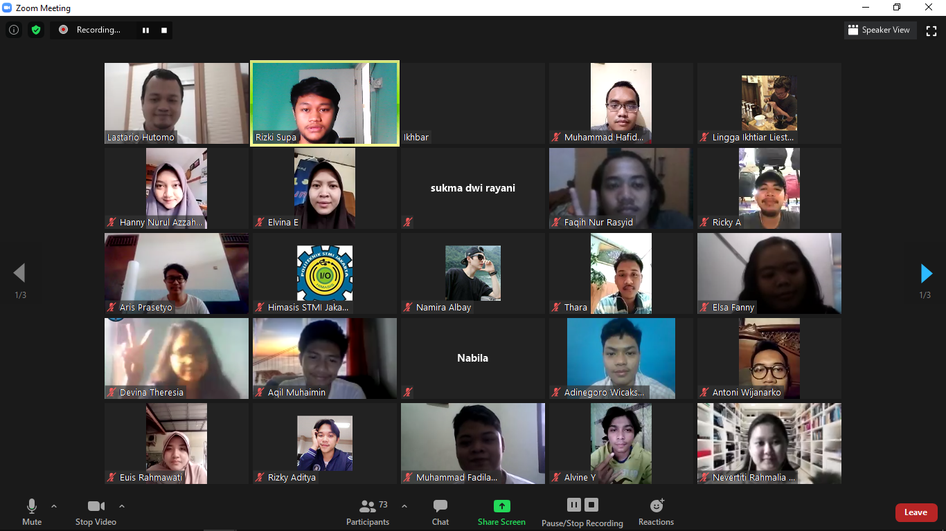 Webinar ”E-Commaster” dan ”Onlinepreneurship” 2020