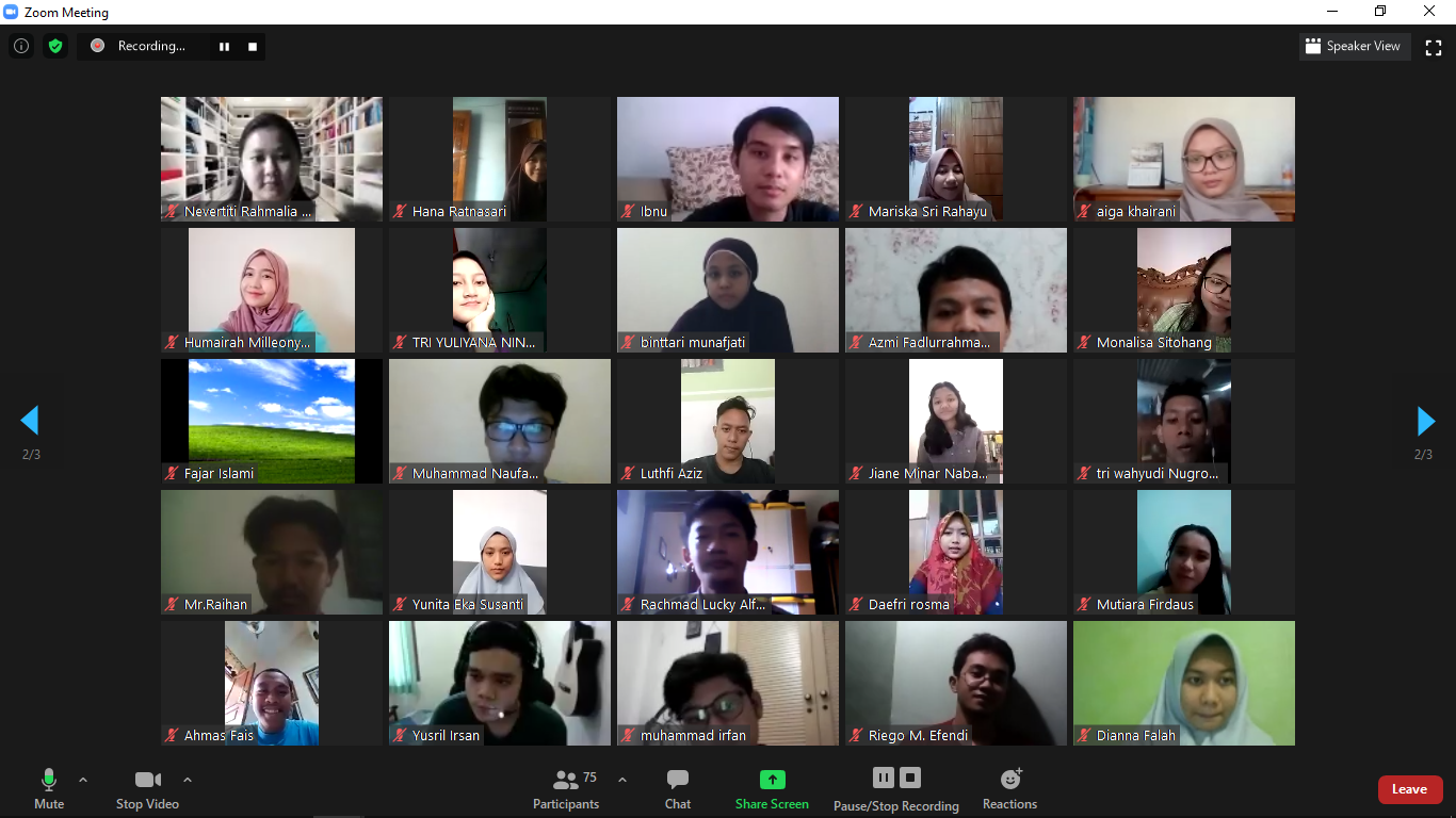 Webinar ”E-Commaster” dan ”Onlinepreneurship” 2020