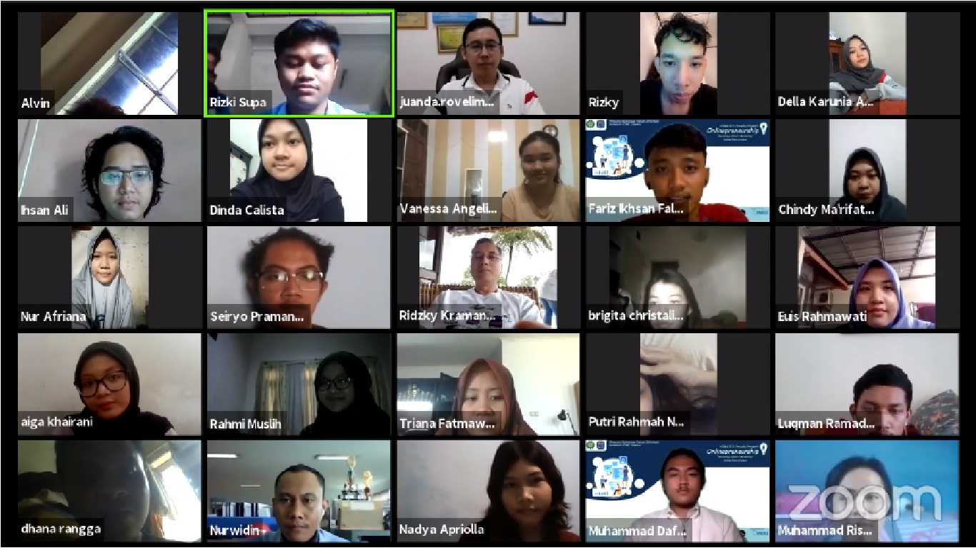 Webinar ”E-Commaster” dan ”Onlinepreneurship” 2020
