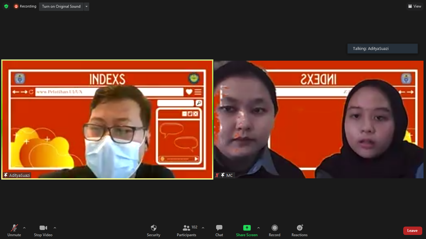 Pelatihan UI/UX ”INDEXS” 2021