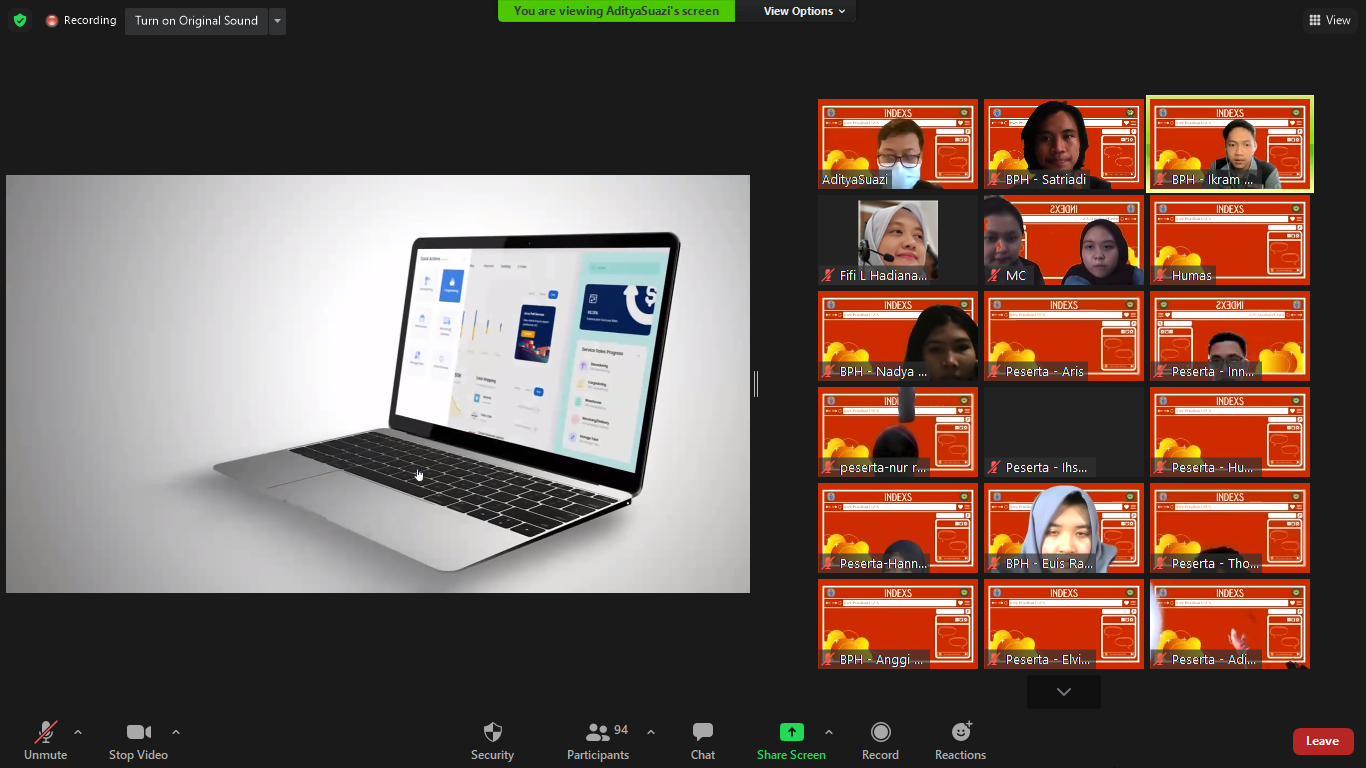 Pelatihan UI/UX ”INDEXS” 2021