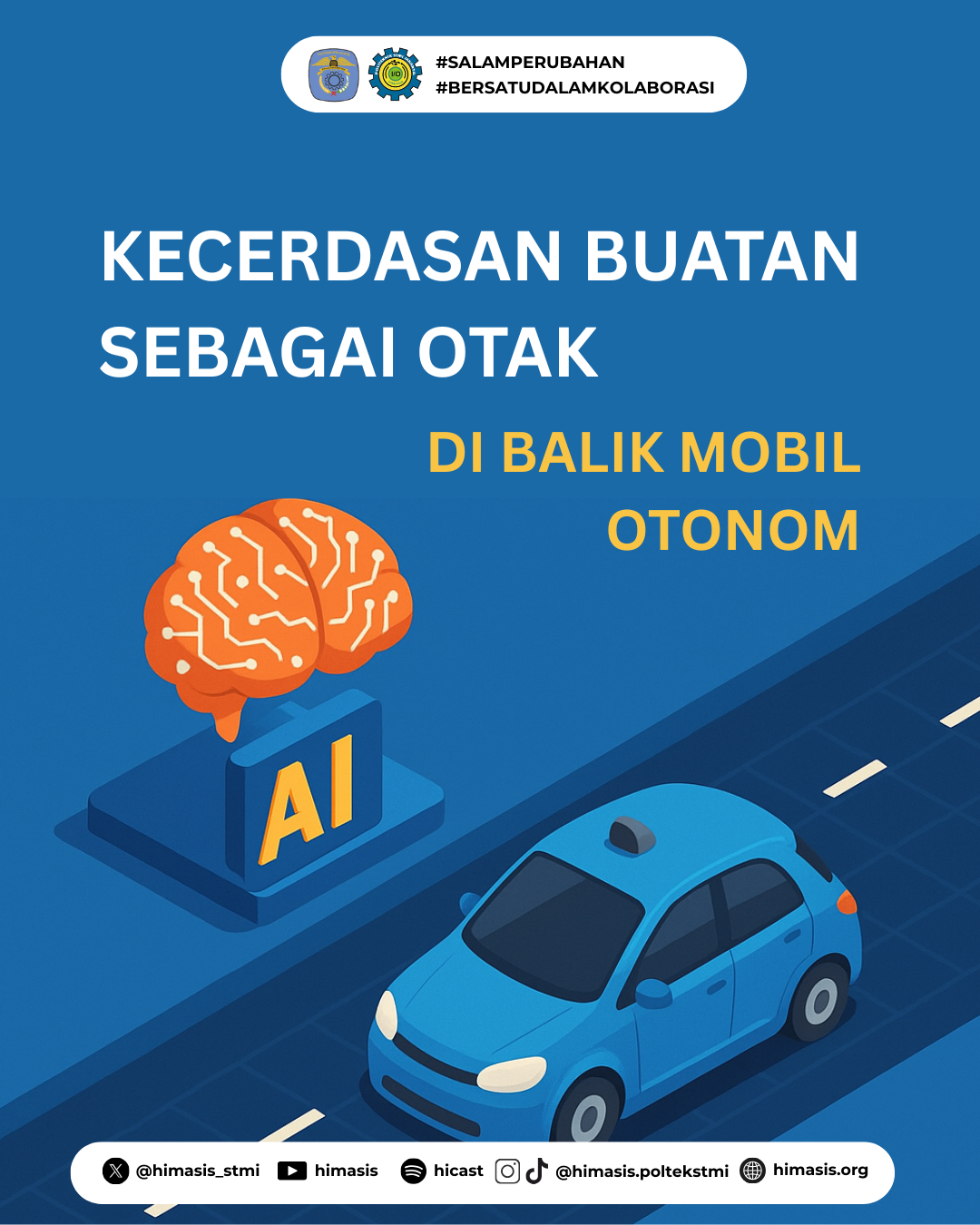 Kecerdasan Buatan Sebagai Otak di Balik Mobil Otonomi