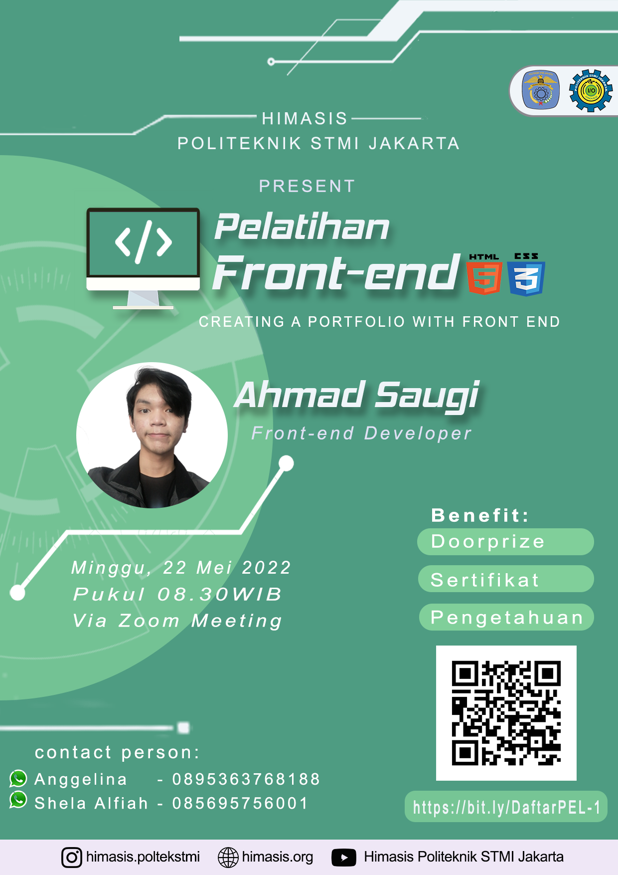 PELATIHAN FRONT-END DEVELOPER ”Ciao Fellas (Creating a Portfolio with Front End (HTML and CSS))”